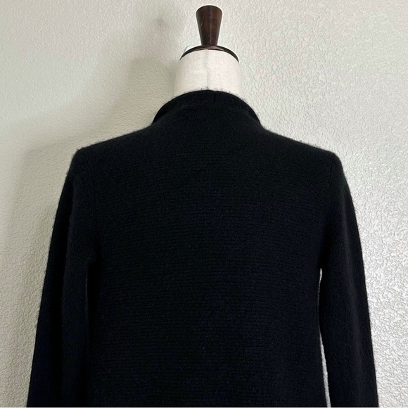The Cashmere Project 100% Cashmere Black Open Front Cardigan, Sz Small - Picture 9 of 14